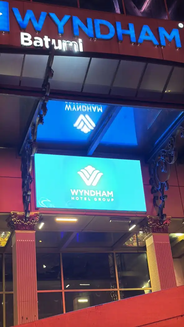 Hotel entrance LED display