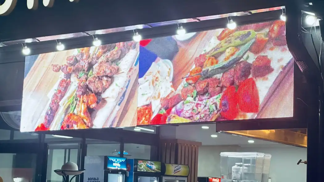 Restaurant exterior LED