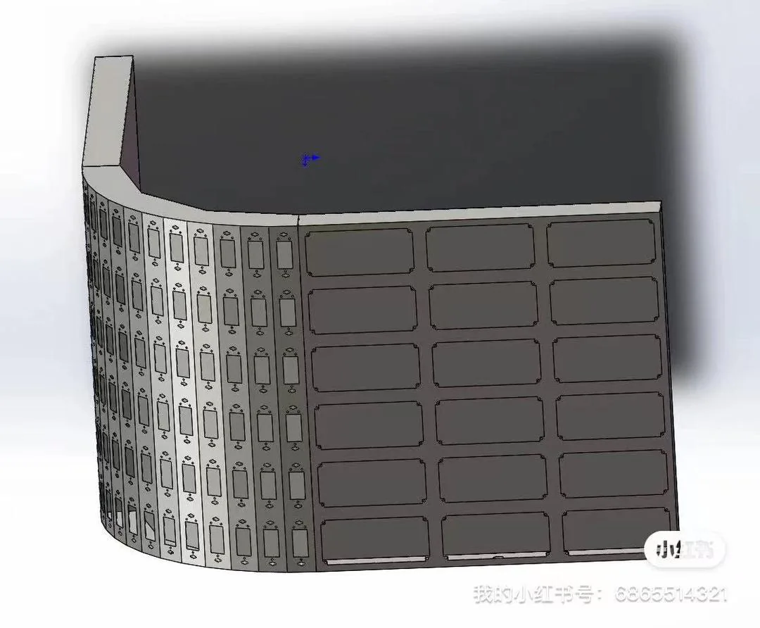 Long-format outdoor LED screen sample